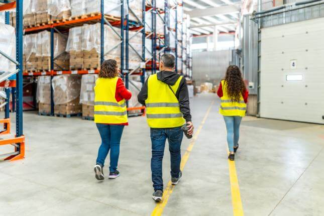 Warehouse Line Markings in Somerset